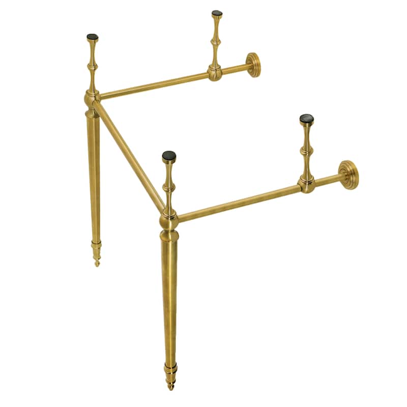 Kingston Brass Edwardian Brass Console Sink Legs - Brushed Brass