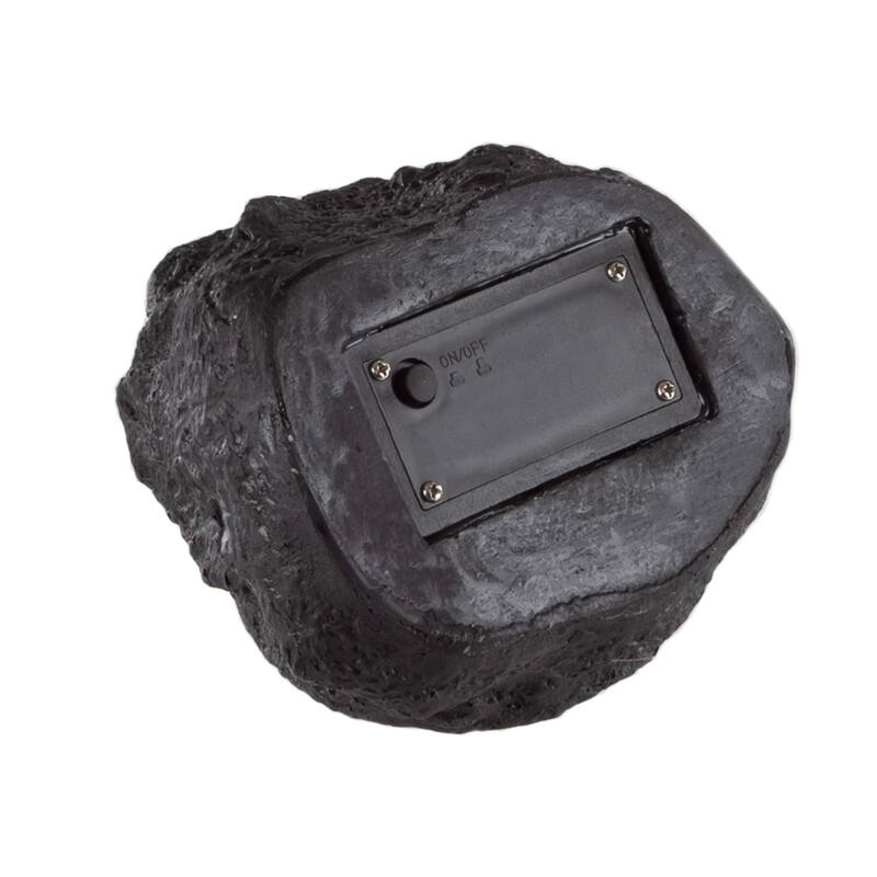 Pure Garden Solar LED Rock Landscaping Lights (Set of 8) - 4 in. x 4.5 in. x 4.5 in.