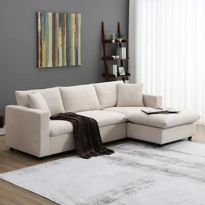 Modern Sectional Sofa L-shaped Couch Set