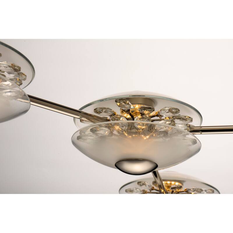 Studio M SM23875 Peony 5 Light 6" Wide LED Abstract Multi Light