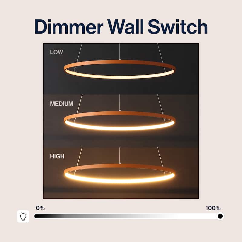 Kinsley Modern Bohemian Iron Integrated LED Pendant by JONATHAN Y