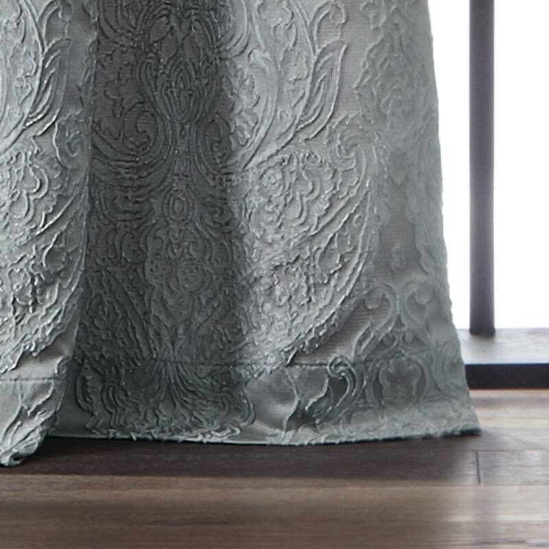 Martha Stewart Milan Room Darkening Rod Pocket Single Curtain Panel