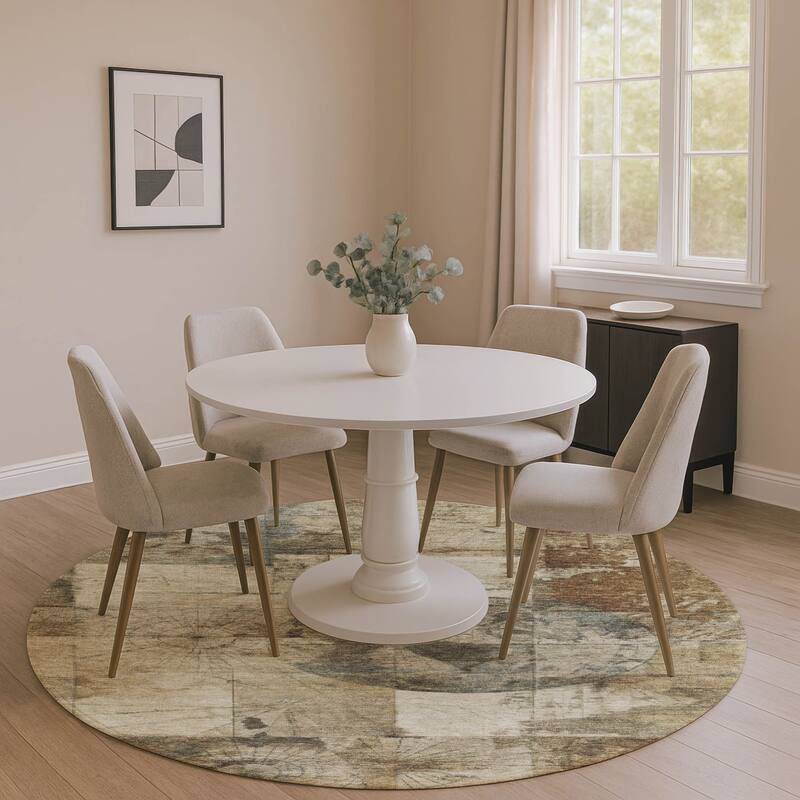 Premium Washable Super Soft Mayfield Rug - Taupe - 8' x 8'