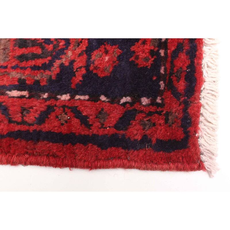 ECARPETGALLERY Hand-knotted Andelz Red Wool Rug - 4'8 x 7'3