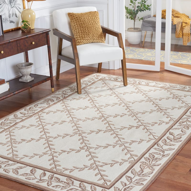SAFAVIEH Handmade Easy Care Risa Oriental Trellis Rug