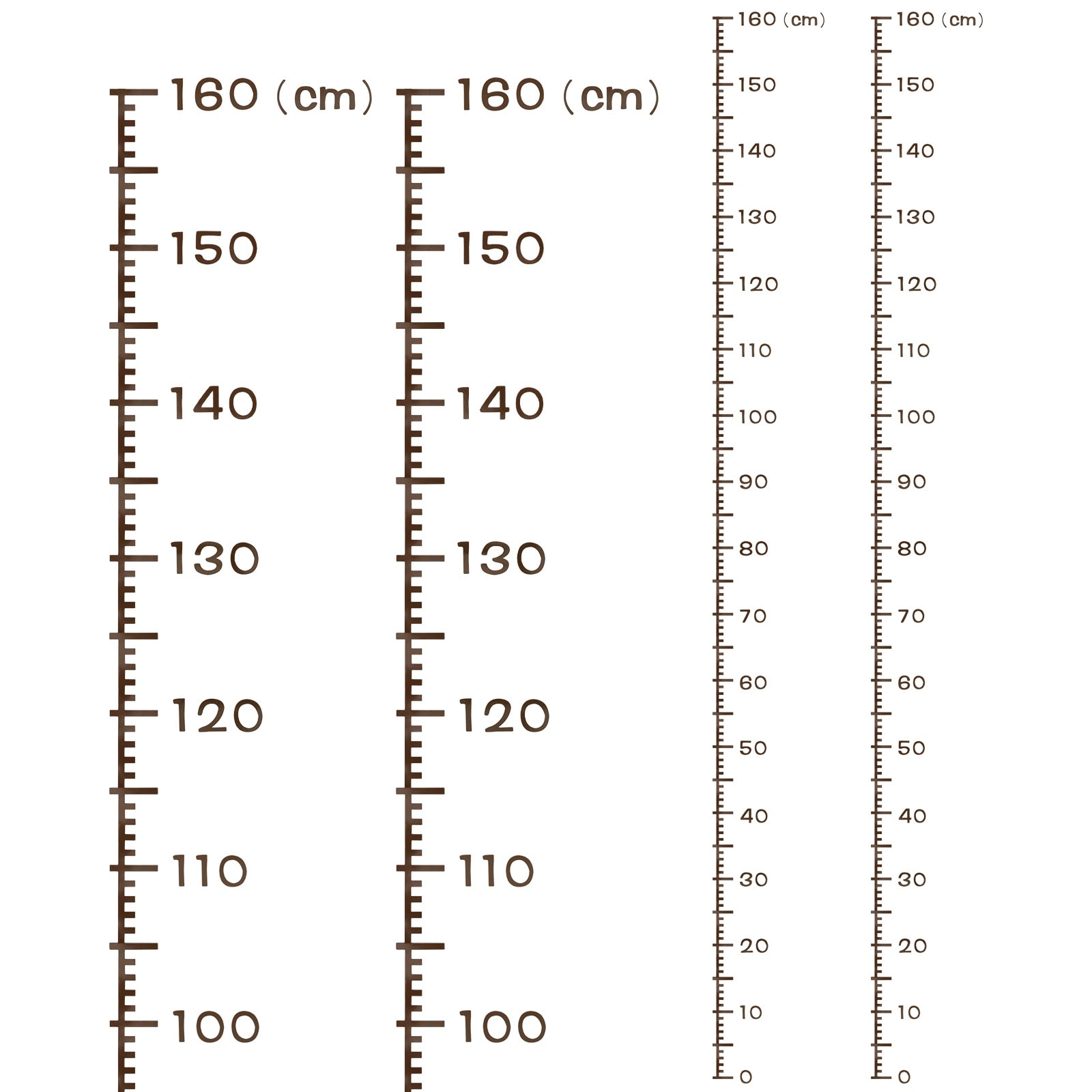 150cm Pvc Silver Self Adhesive Measuring Tape Ruler Sticker For