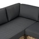 preview thumbnail 21 of 26, Poly & Bark Puglia Outdoor/Patio Corner Sectional Set with Coffee Table