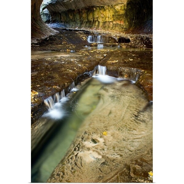 "The Subway canyon formation, Left Fork of North Creek, Zion National Park, Utah" Poster Print