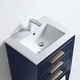 preview thumbnail 39 of 41, Dowell 18" FTB Ceramic Single Bathroom Vanity Basin