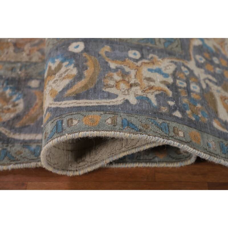 Tabriz Persian Vintage Rug Hand-Knotted Wool Carpet - 6'6"x 9'6"