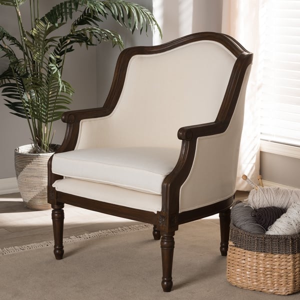⚜️ add charm to your home with baxton studio velda modern accent chair, brown from | accent chairs, living room, living room furniture category sit low in the high style of our velda modern lounge chair. https www overstock com home garden baxton studio charlemagne traditional french accent chair in ash wood finish 9576728 product html