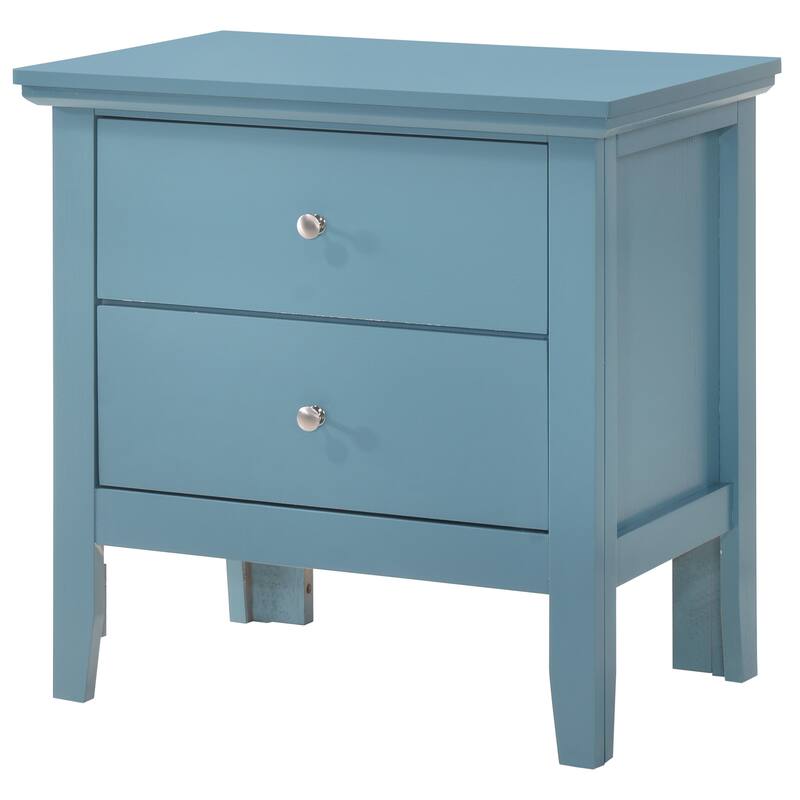 Primo 2-Drawer Nightstand (24 in. H x 19 in. W x 15.5 in. D)