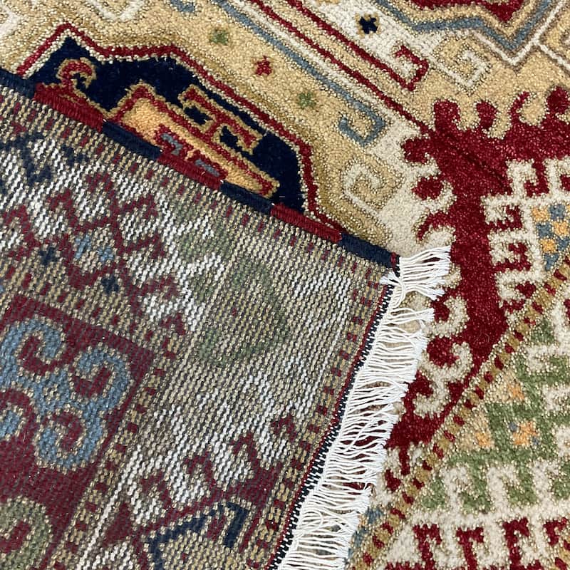 HERAT ORIENTAL Handmade Kazak Wool Rug - 3'3" x 5'2"