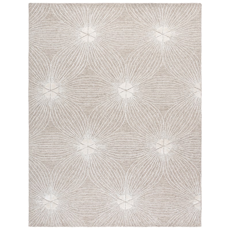 SAFAVIEH Handmade Glamour Cornelia Wool Rug - 9' x 12' - Beige/Ivory