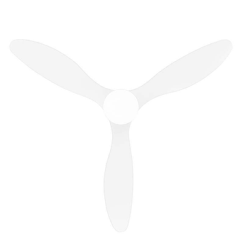 52 Inch LED Ceiling Fan with Lights Remote(3-Blade)