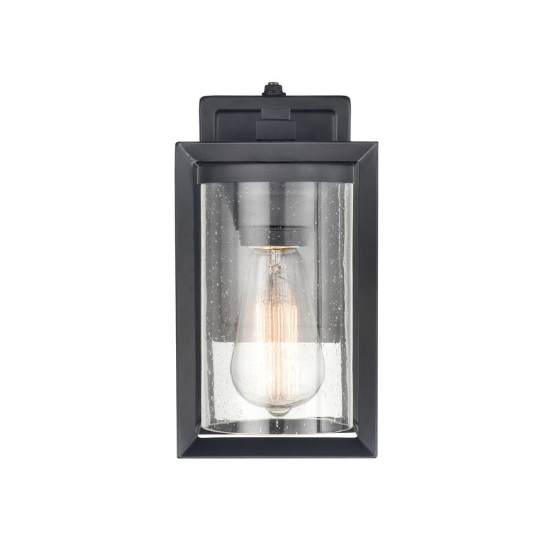 Millennium Lighting Wheatland 1 Light Outdoor Wall Sconce in Powder Coat Black - 10 Inch