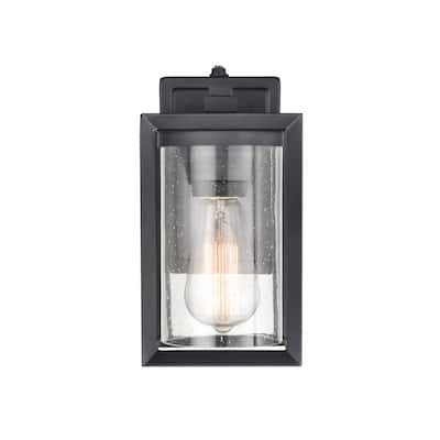 Millennium Lighting Wheatland 1 Light Outdoor Wall Sconce in Powder Coat Black