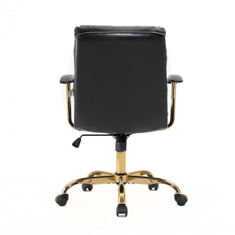 Executive Office Chair Padded Leather Adjustable Swivel Tilt Desk Chair