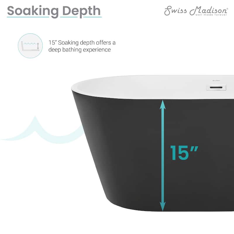 Claire 60" Freestanding Bathtub