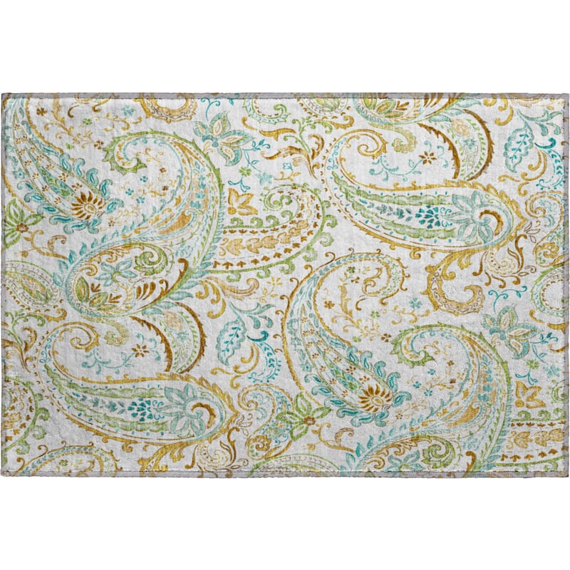 Premium Washable Super Soft Traditional Paisley Mayfield Rug