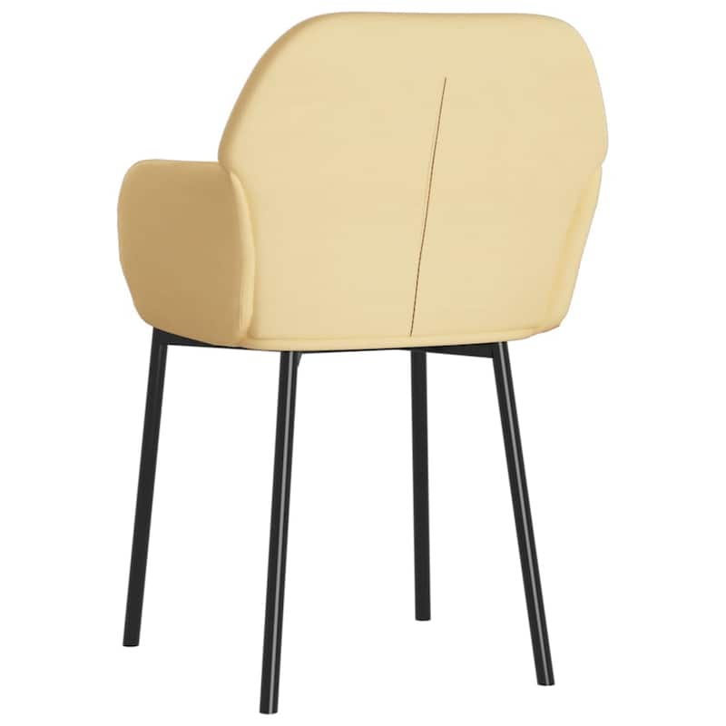 vidaXL Dining Chairs 2 Pcs Accent Upholstered Chair for Living Room Velvet - 21.3" x 23.2" x 29.9"