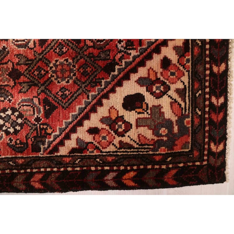 ECARPETGALLERY Hand-knotted Andelz Red Wool Rug - 3'2 x 6'10
