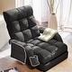 preview thumbnail 8 of 11, Adjustable Floor Chair Folding Lazy Gaming Sofa Chair with Pillow and Storage Bag