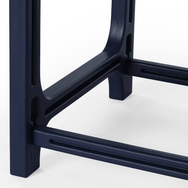 Coastline Outdoor Poly Adirondack Chair with Side Table