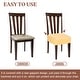 preview thumbnail 5 of 12, PU Dining Chair Seat Covers, Stretch Chair Cushion Slipcovers, Waterproof Rear Covers Protector - 4Pcs
