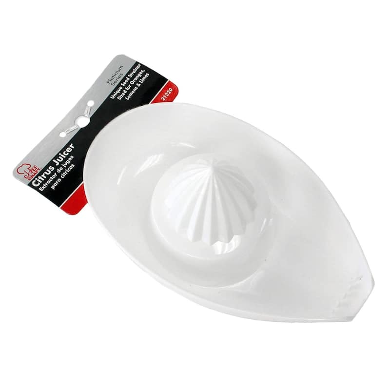 Chef Craft Citrus Juicer Reamer with Strainer Pour Spout - Great For Lemons, Limes, Oranges