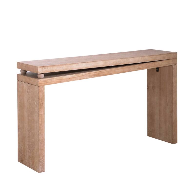 Narrow Console Table, Slim Entryway Table, Small Space Sofa Table, 52 Inch Hallway Table, Wood Console Table With Bead Detail