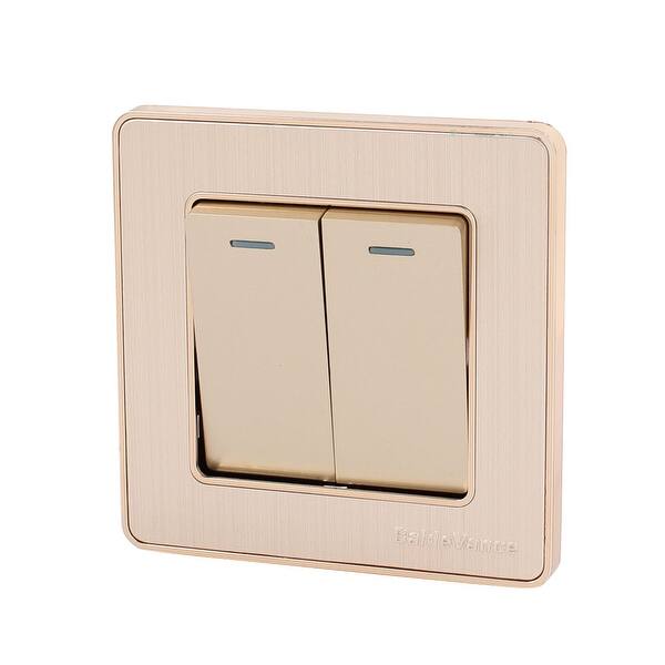 Shop 5pcs On Off Press Button 2 Gang Multi Way Wall Switch