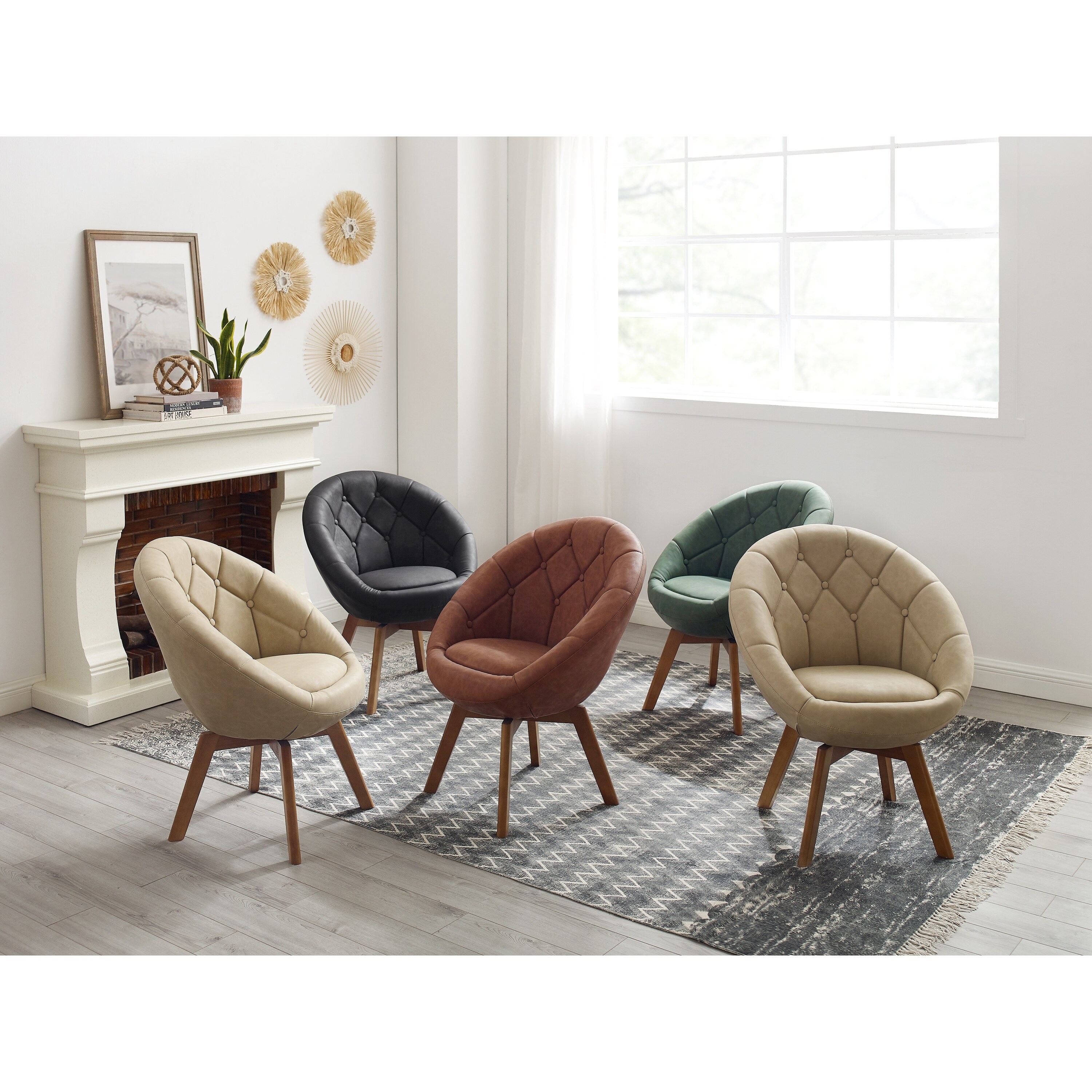 Carson Carrington Kallax Swivel Accent Chair Bed Bath Beyond