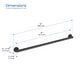 preview thumbnail 32 of 38, 36-Inch Stainless Steel Bathroom Safety Grab Bar