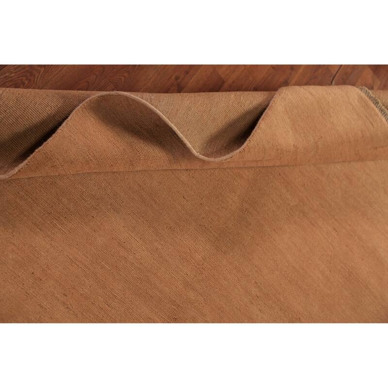 Gabbeh Modern Area Rug Handmade Oriental Orange Wool Carpet - 5'7" x 7'10"