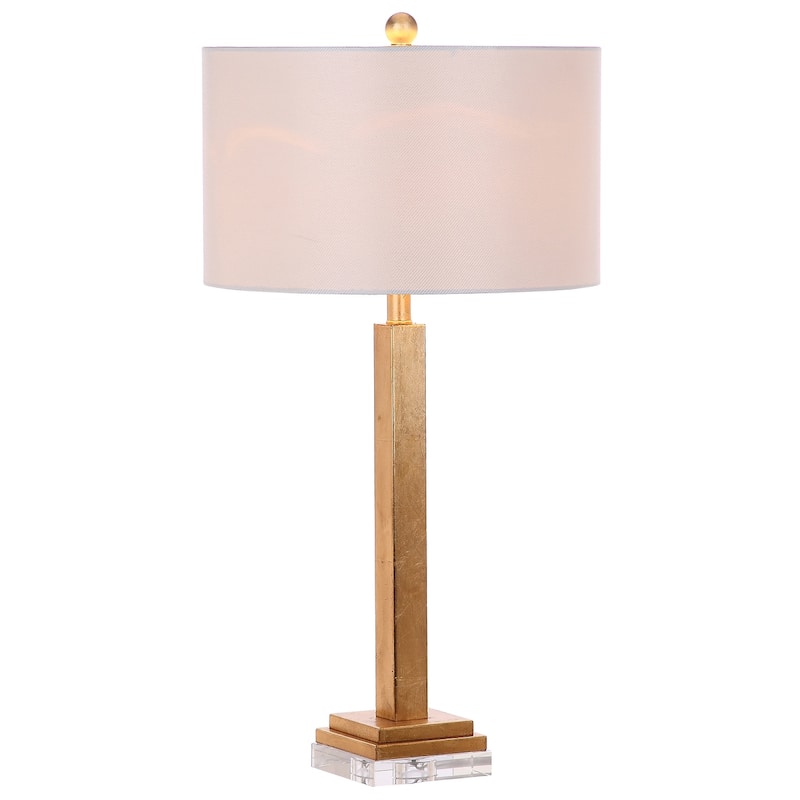 SAFAVIEH Lighting 30-inch Perri Crystal Base Table Lamp (Set of 2) - 16"x16"x30"