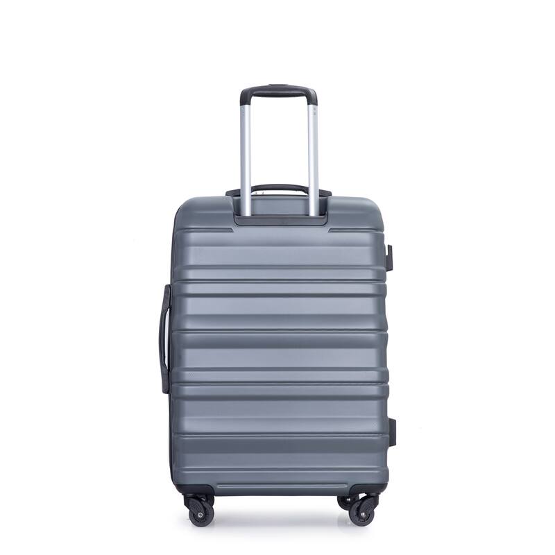 3 Piece PC Expandable Luggage Sets, Modern Lightweight Durable Suitcase with TSA Lock, Two Hooks and Spinner Wheels