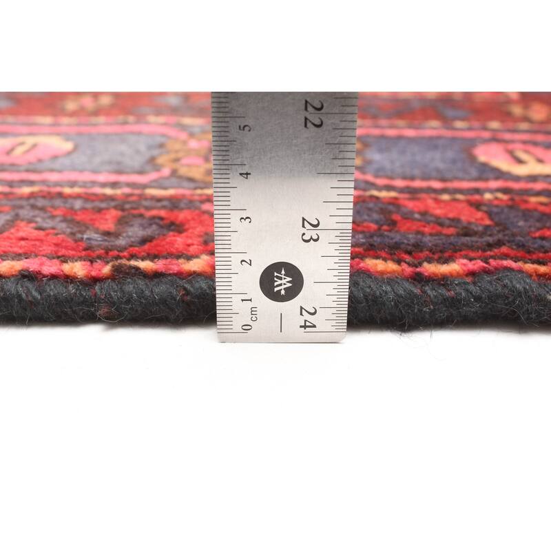 ECARPETGALLERY Hand-knotted Andelz Red Wool Rug - 4'5 x 7'5