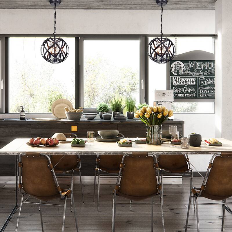 Laertes 3-Light Globe Chandelier