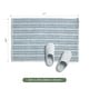 preview thumbnail 27 of 25, Martex Restore Cotton Bath Rug Soft Absorbent Quick-Dry Stripe