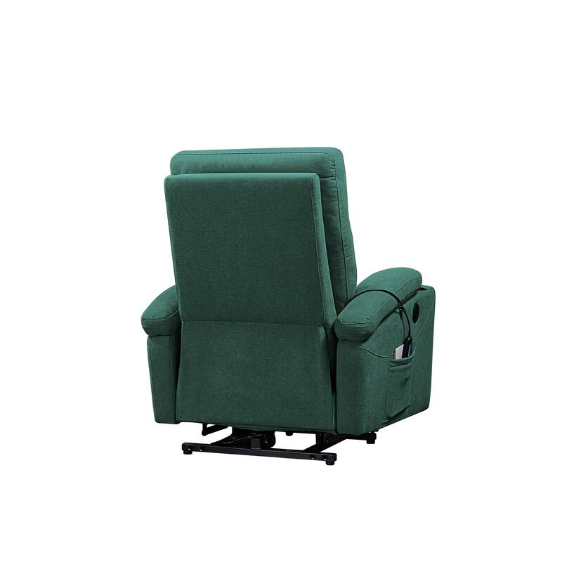 Liyasi Electric Power Lift Recliner Chair Sofa with Massage and Heat for Elderly