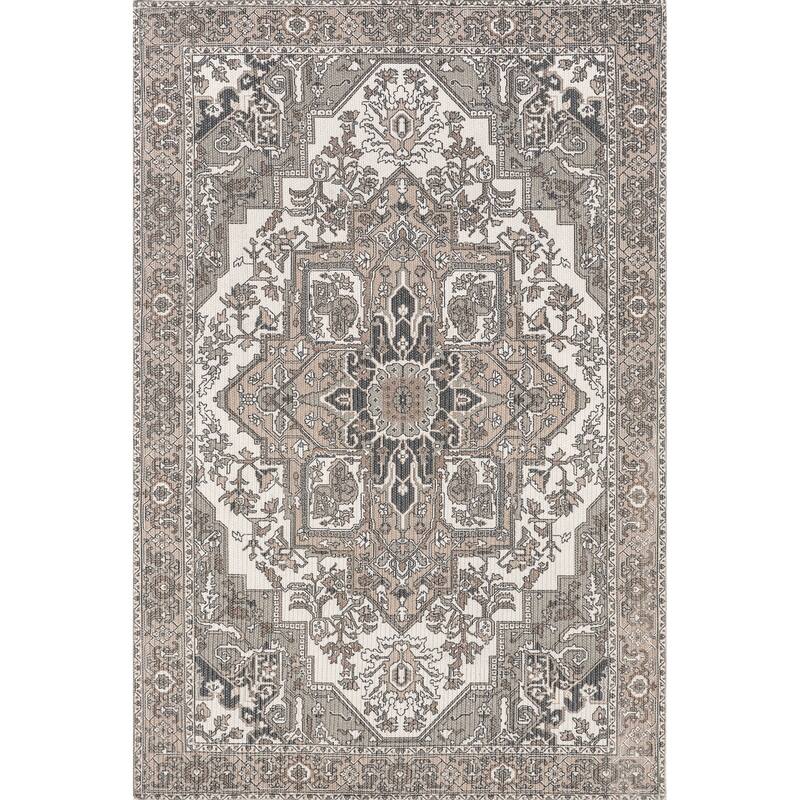 Nuloom Sausha Traditional Medallion Indoor/Outdoor Area Rug