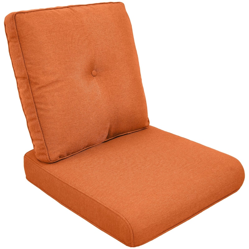 Gymojoy Pillow and Cushion Set Deep Seat Indoor/Outdoor - 25" x 22" x 4"