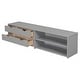 preview thumbnail 9 of 10, Full Size Platform Bed Frame & Twin Trundle, Multi-Functional Kids Bed