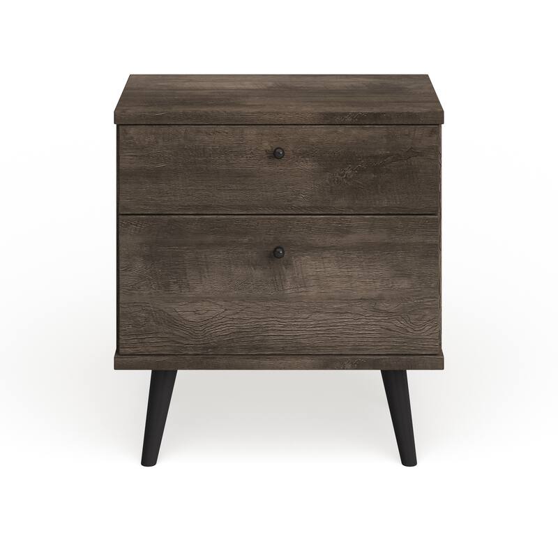 Carson Carrington Hitra Mid-century 2-drawer Nightstand