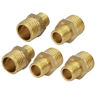1/4BSP to 1/8BSP Male Thread Pipe Water Gas Reducing Hex Bushing 5pcs ...