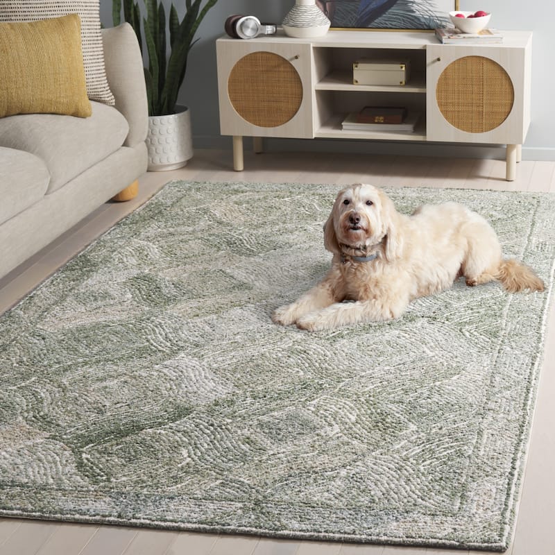 SAFAVIEH Handmade Marquee Mille Wool Rug