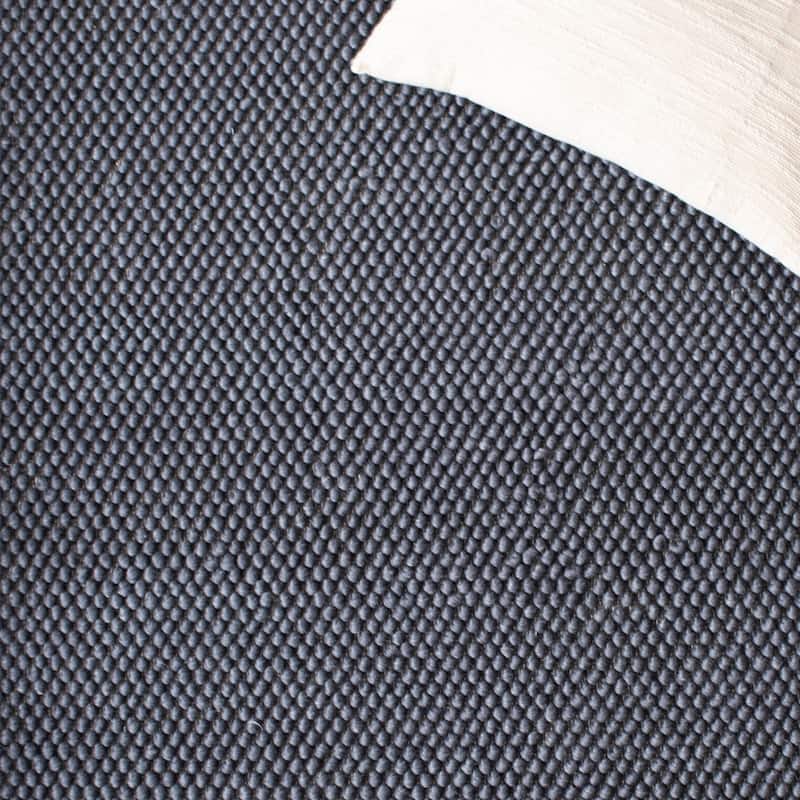 SAFAVIEH Handmade Natura Eduina New Zealand Wool Rug - 6' x 9' - Dark Grey