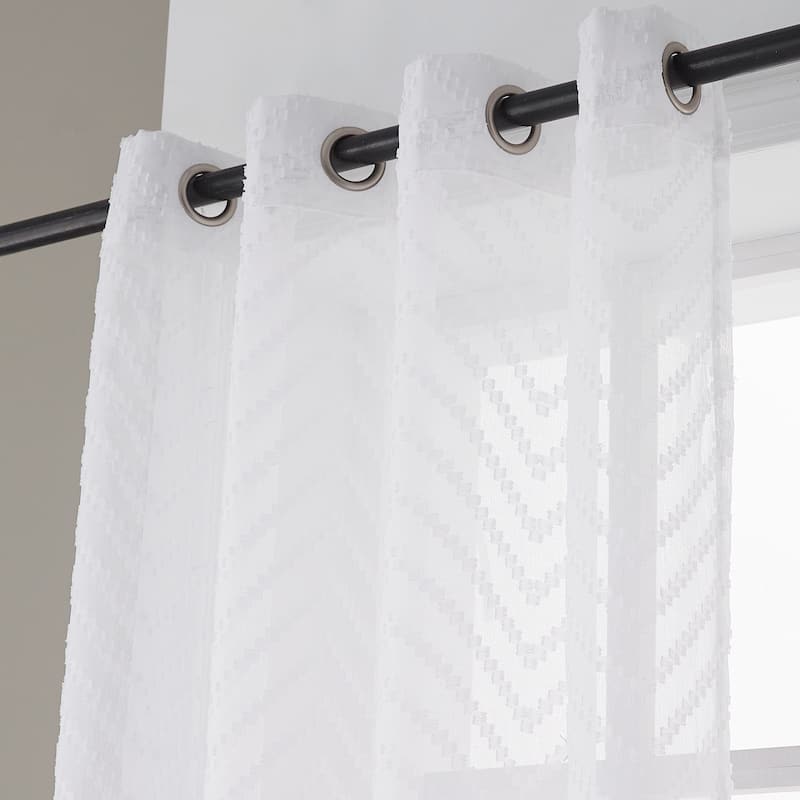 Lyndale Pico Sheer Curtain - 84 - White