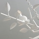 preview thumbnail 3 of 2, Aubrey Gesso White Chandelier